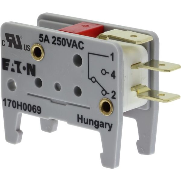 Microswitch, high speed, 5 A, AC 250 V, LV, type K indicator, 6.3 x 0.8 lug dimensions image 4