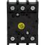 On-Off switch, P1, 25 A, flush mounting, 3 pole, with black thumb grip and front plate thumbnail 1