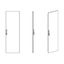 Sheet steel door right for 2 door enclosures H=2000 W=500 mm thumbnail 1