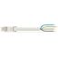 pre-assembled connecting cable Eca Plug/open-ended white thumbnail 4