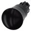 Mushroom pushbutton, 22 mm, round, plastic, black, 40 mm, positive 3SU1000-1HB10-0AA0-Z Y15 thumbnail 1