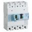 MCCB electronic + energy metering - DPX³ 250 - Icu 70 kA - 400 V~ - 4P - 100 A thumbnail 1