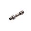 Proximity sensor, inductive, long brass body M8, shielded, 3 mm, DC, 3 thumbnail 1