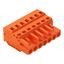 1-conductor female connector CAGE CLAMP® 2.5 mm² orange thumbnail 1