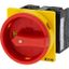 Main switch, T3, 32 A, flush mounting, 2 contact unit(s), 3 pole + N, Emergency switching off function, With red rotary handle and yellow locking ring thumbnail 5