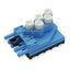 Tap-off module for flat cable 5 x 2.5 mm² blue thumbnail 1