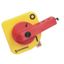 Door coupling rotary handle red/yellow  ML11/12 thumbnail 1