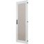 Section door with glass window, closed IP55, left or right-hinged, HxW = 2000 x 650mm, grey thumbnail 4