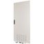 Section door, ventilated IP42, hinges right, HxW = 1600 x 300mm, grey thumbnail 1