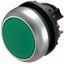 Illuminated pushbutton actuator, RMQ-Titan, Flush, momentary, green, Blank, Bezel: titanium thumbnail 1