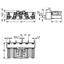 Socket for PCBs straight 5-pole black thumbnail 4