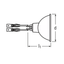 Halogen lamps with reflector OSRAM 64339 AC 112.50W 3300K 20x1 connector: female, male thumbnail 2