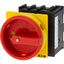 Main switch, P1, 32 A, flush mounting, 3 pole, 1 N/O, 1 N/C, Emergency switching off function, With red rotary handle and yellow locking ring, Lockabl thumbnail 19