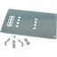 Mounting plate, +mounting kit, for NZM4, vertical, 4p, fixed version, HxW=600x600mm thumbnail 3