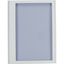 Surface mounted steel sheet door white, transparent, for 24MU per row, 2 rows thumbnail 4