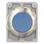Pushbutton, RMQ-Titan, flat, momentary, Blue, blank, Front ring stainless steel thumbnail 10