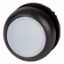Illuminated pushbutton actuator, RMQ-Titan, Flush, momentary, White, Blank, Bezel: black thumbnail 1