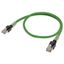 Ethernet patch cable, S/FTP, Cat.5, PUR (Green), 3 m thumbnail 2