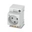 Socket outlet for distribution board Phoenix Contact EO-K/PT/LED 250V 16A AC thumbnail 2