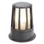 CONE outdoor lamp E27, max. 100W, IP54, stone grey thumbnail 2