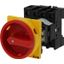 Main switch, P1, 40 A, rear mounting, 3 pole + N, Emergency switching off function, With red rotary handle and yellow locking ring, Lockable in the 0 thumbnail 3