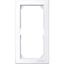 M-Smart frame, 2-gang without central bridge piece, active white, glossy thumbnail 4