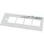 Front cover, +mounting kit, for meter 4x96 +1S, HxW=200x600mm, grey thumbnail 3