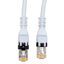 Push Pull Patchcord RJ45 shielded Cat.6a 10GB LS0H grey 0.5m thumbnail 1