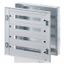 CVX DISTRIBUTION BOARD 160I - FLUSH-MOUNTING - 600x600x105- 96(24x4) MODULES - IP30 - WITHOUT DOOR - GREY RAL7035 thumbnail 2