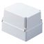 JUNCTION BOX WITH DEEP SCREWED LID - IP56 - INTERNAL DIMENSIONS 240X190X160 - SMOOTH WALLS - GREY RAL 7035 thumbnail 2