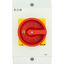 Main switch, T3, 32 A, surface mounting, 2 contact unit(s), 3 pole, Emergency switching off function, With red rotary handle and yellow locking ring thumbnail 51