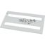 Front cover, +mounting kit, for FAZ, vertical, HxW=200x425mm, grey thumbnail 2