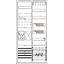 BA27CBW Meter board, Field width: 2, Rows: 57, 1100 mm x 550 mm x 215 mm, Isolated (Class II), IP31 thumbnail 17