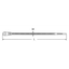 Cable tie natural 100x2.5 mm with eye thumbnail 2