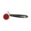 Pushbutton, Flat, momentary, 1 NC, Cable (black) with non-terminated end, 4 pole, 3.5 m, red, Blank, Bezel: titanium thumbnail 7