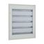 Complete flush-mounted flat distribution board with window, white, 33 SU per row, 5 rows, type C thumbnail 9
