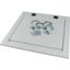 Top plate, for arc protection, for WxD=800x600mm, IP40, grey thumbnail 4
