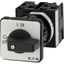 On-Off switch, T0, 20 A, centre mounting, 3 contact unit(s), 6 pole, with black thumb grip and front plate thumbnail 20