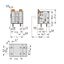 PCB terminal block lever 4 mm² gray thumbnail 3