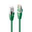 0.3m Cat.6 S/FTP LSZH Network Cable, Green RJ45, M/M, 250MHz, Copper, 26AWG thumbnail 1