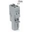 1-conductor female connector CAGE CLAMP® 4 mm² gray thumbnail 3