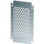 Mounting plate, perforated, galvanized, for HxW=400x300mm thumbnail 1