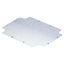 BACK-MOUNTING PLATE WITH SELF-TAPPING FIXING SCREWS - FOR BOXES 380X300 - IN GALVANISED STEEL thumbnail 2