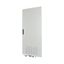 Section door, ventilated IP42, hinges right, HxW = 1400 x 425mm, grey thumbnail 2