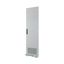 Section door, ventilated IP31, hinges right, HxW = 1600 x 800mm, grey thumbnail 3