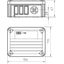 T 100 WB3 Junction box for 6 Wieland sockets,3-pole 150x116x67 thumbnail 2