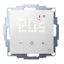 Smart Home capable flush-mounted thermostat as a room controller, RAL 9016 glossy 55x55, AC 230V, relay 16 (4) A thumbnail 1