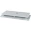 Top plate, ventilated, W=600mm, IP42, grey thumbnail 4