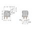 PCB terminal block finger-operated levers 2.5 mm² gray thumbnail 3