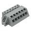 1-conductor female connector, angled CAGE CLAMP® 2.5 mm² gray thumbnail 1